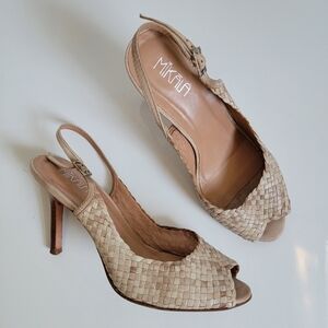 Mikala Woven Leather Sandals
